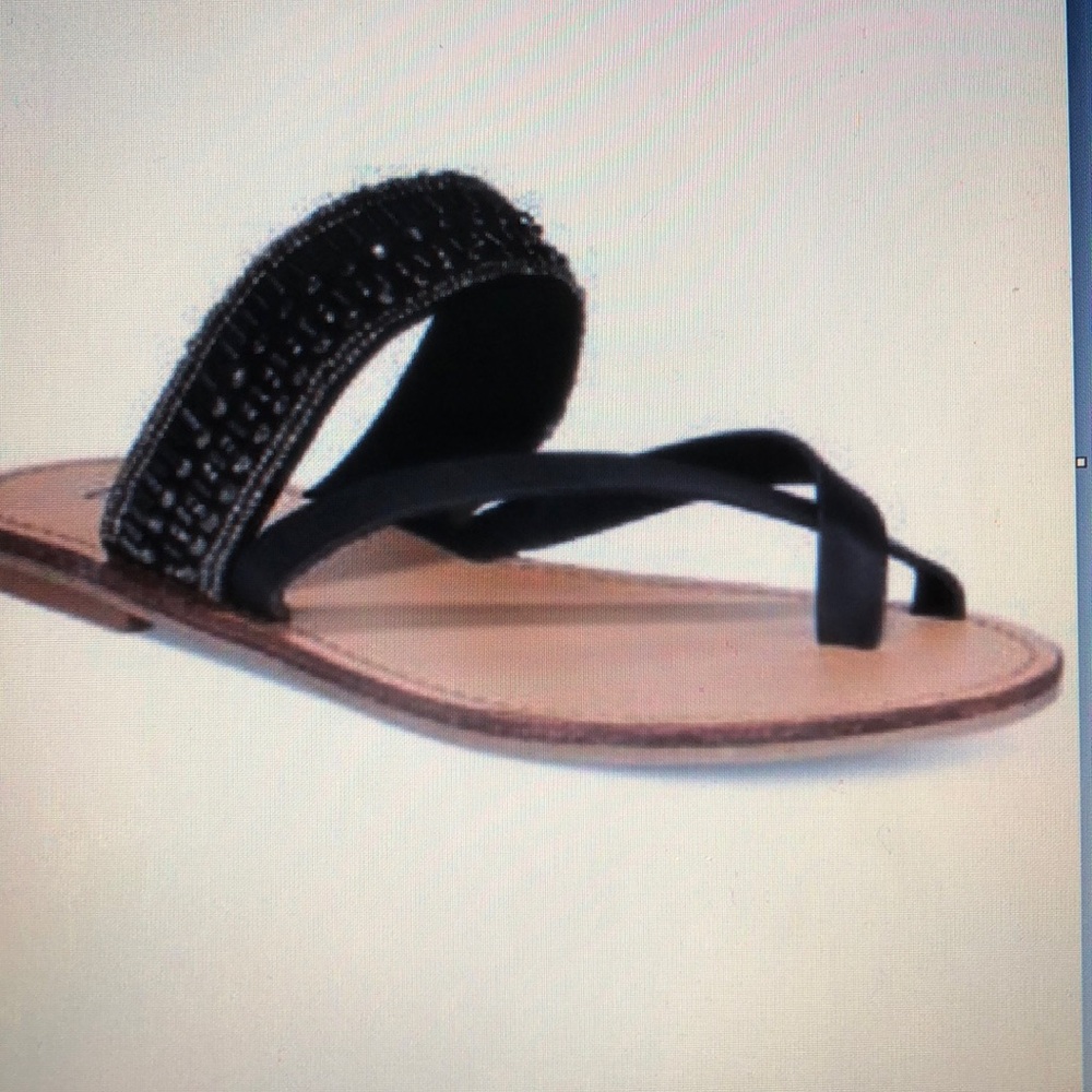 Mia Maisey Toe Thong Beaded Sandal